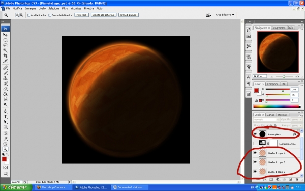Creation of Planets: Step 4